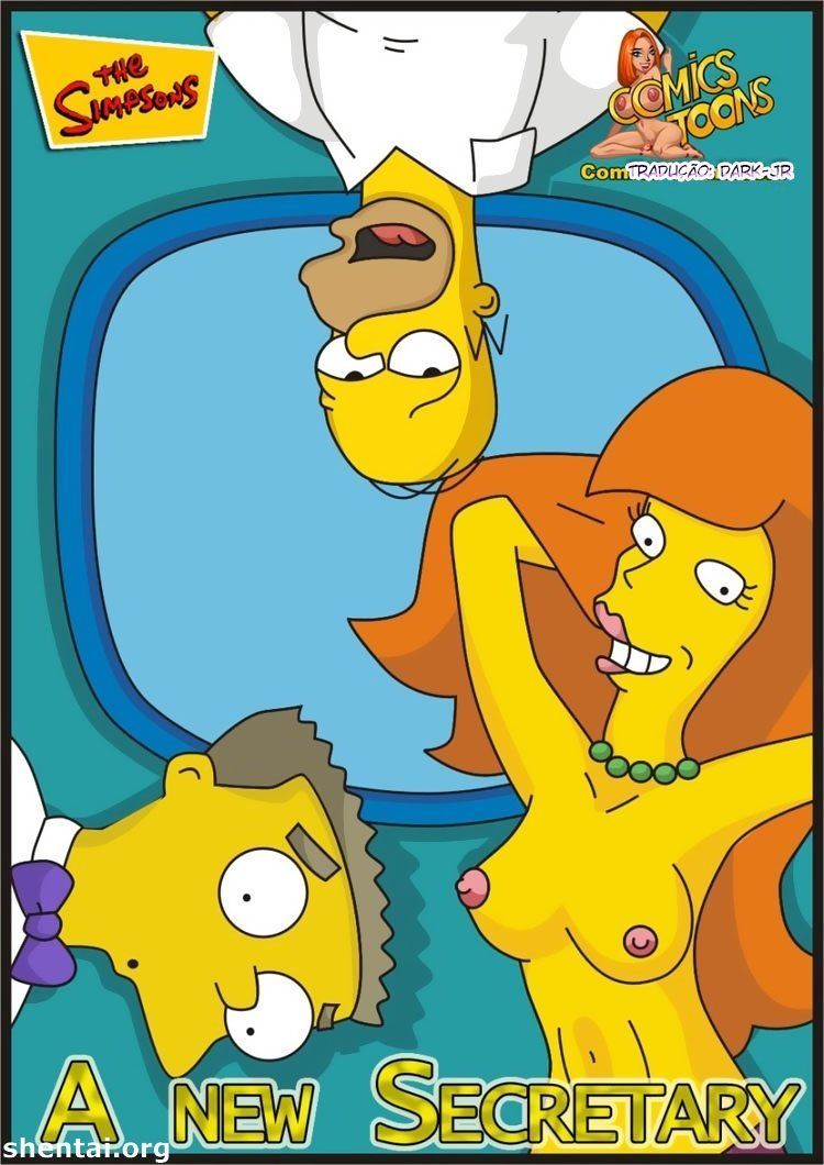 Homer Simpson comendo a nova secretária - Foto 1