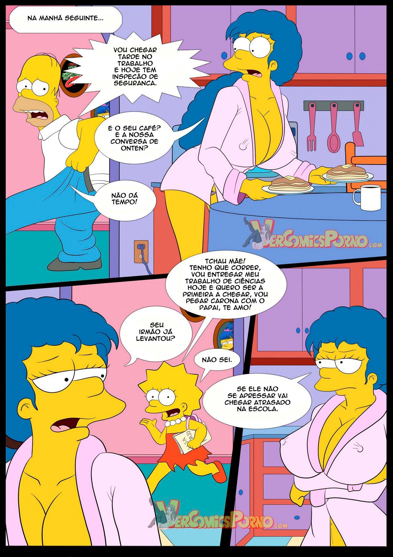 Fodendo a mamãe Simpsons pornô incesto - Foto 10
