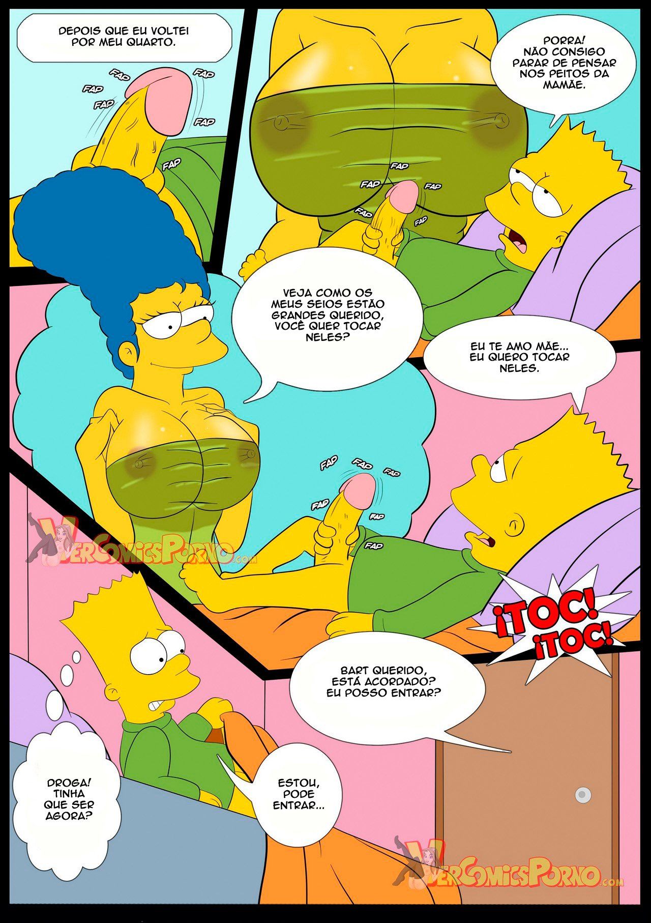 Fodendo a mamãe Simpsons pornô incesto - Foto 4