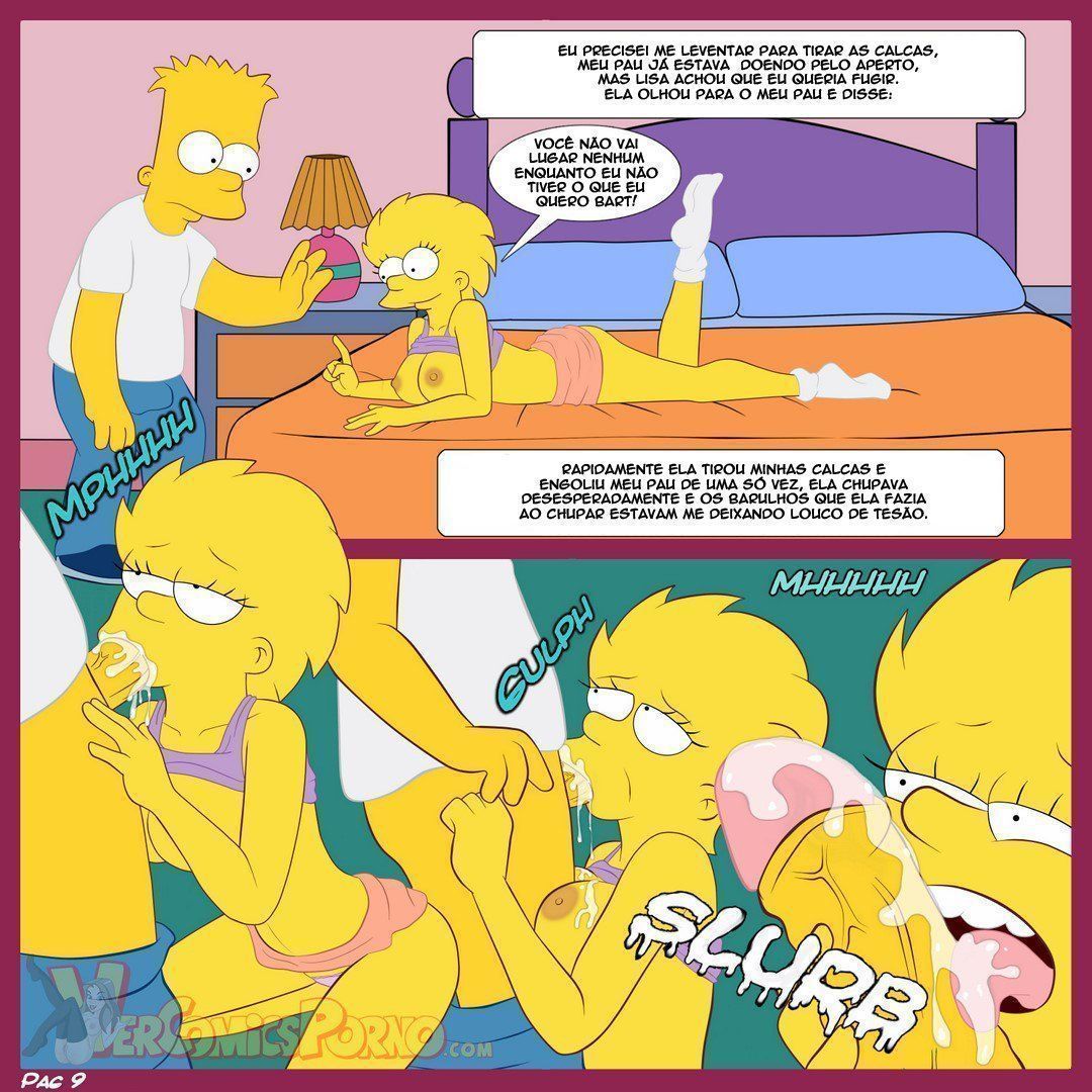 Bart e suas irmãs Simpsons incesto - Foto 10