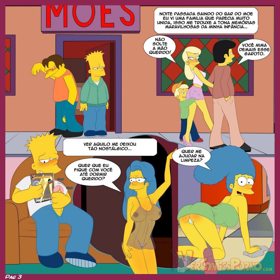 Bart e suas irmãs Simpsons incesto - Foto 4