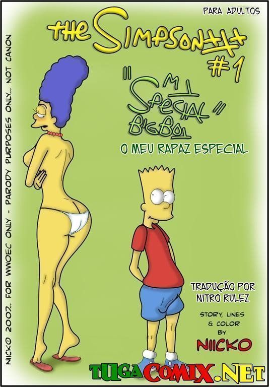 Simpsons XXX - Sonhos eróticos com mamãe Marge - Foto 1