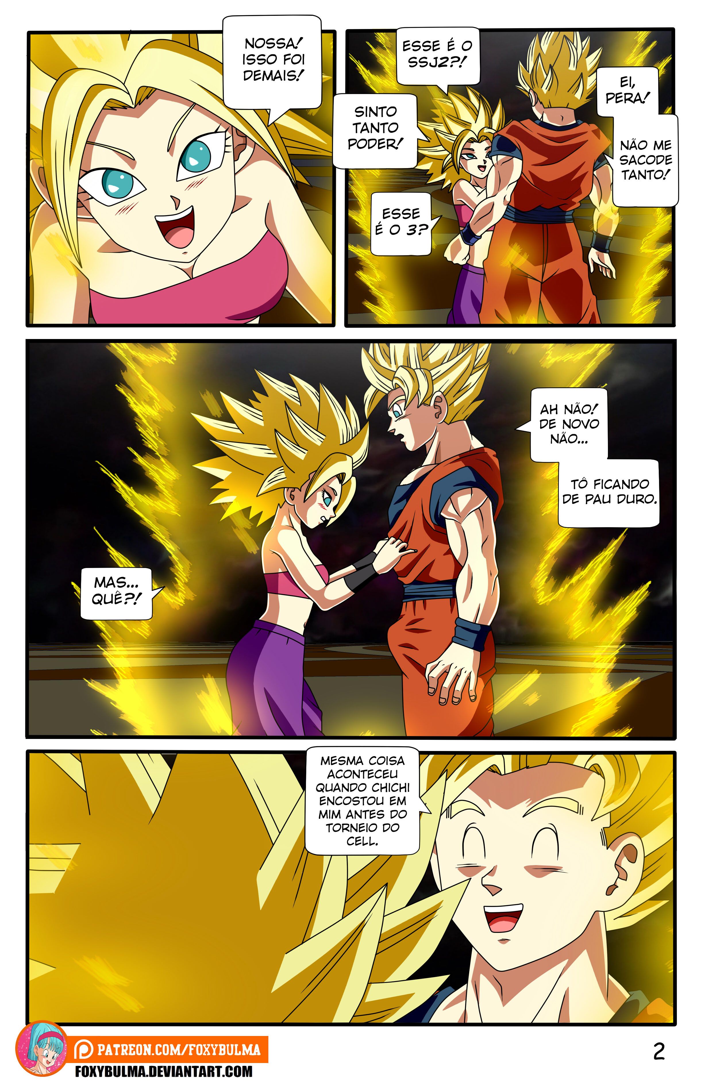Dragon Ball Super Hentai - Goku dando uma gozada - Foto 2
