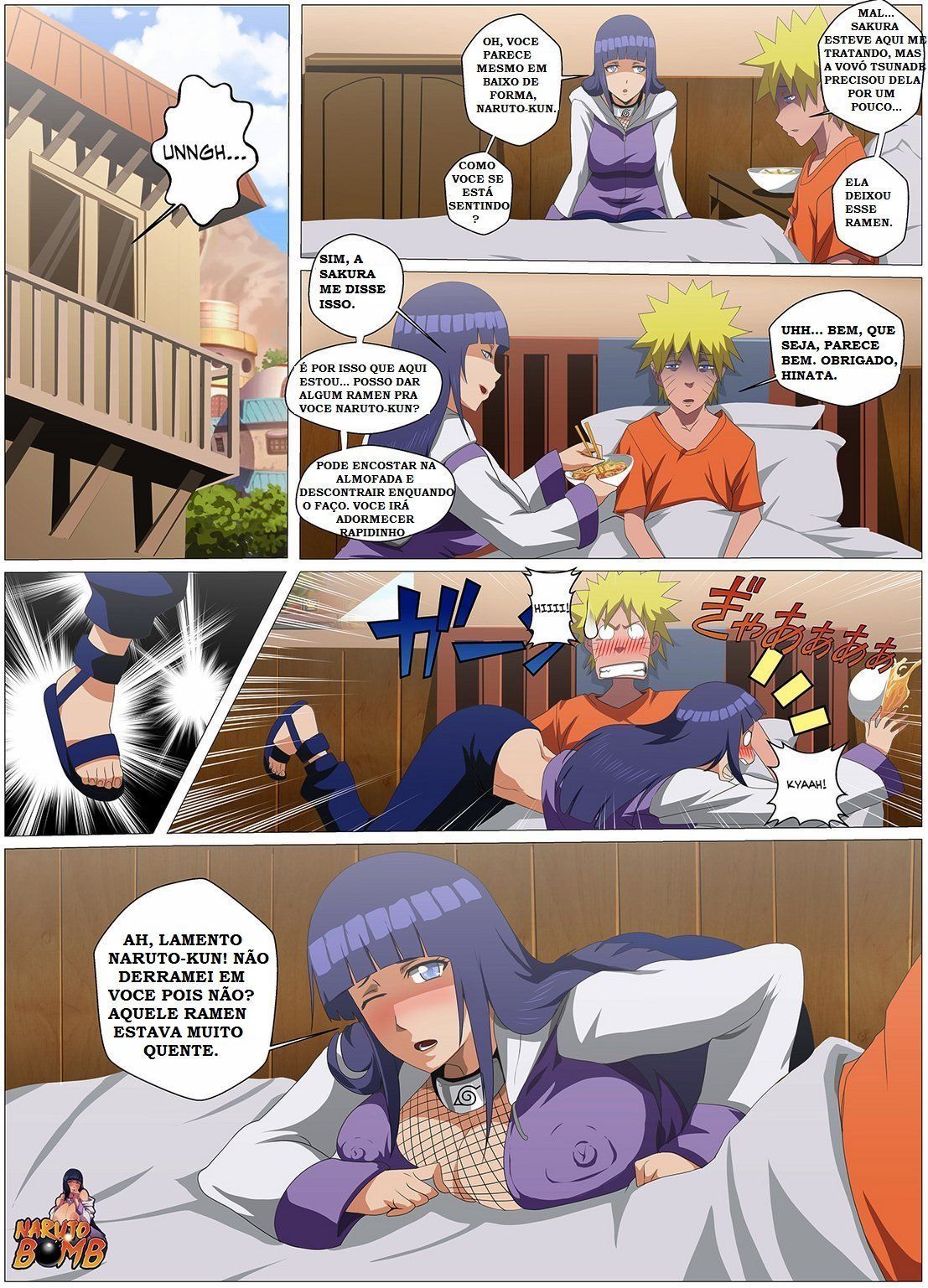 Hinata curando seu amado Naruto - Foto 2
