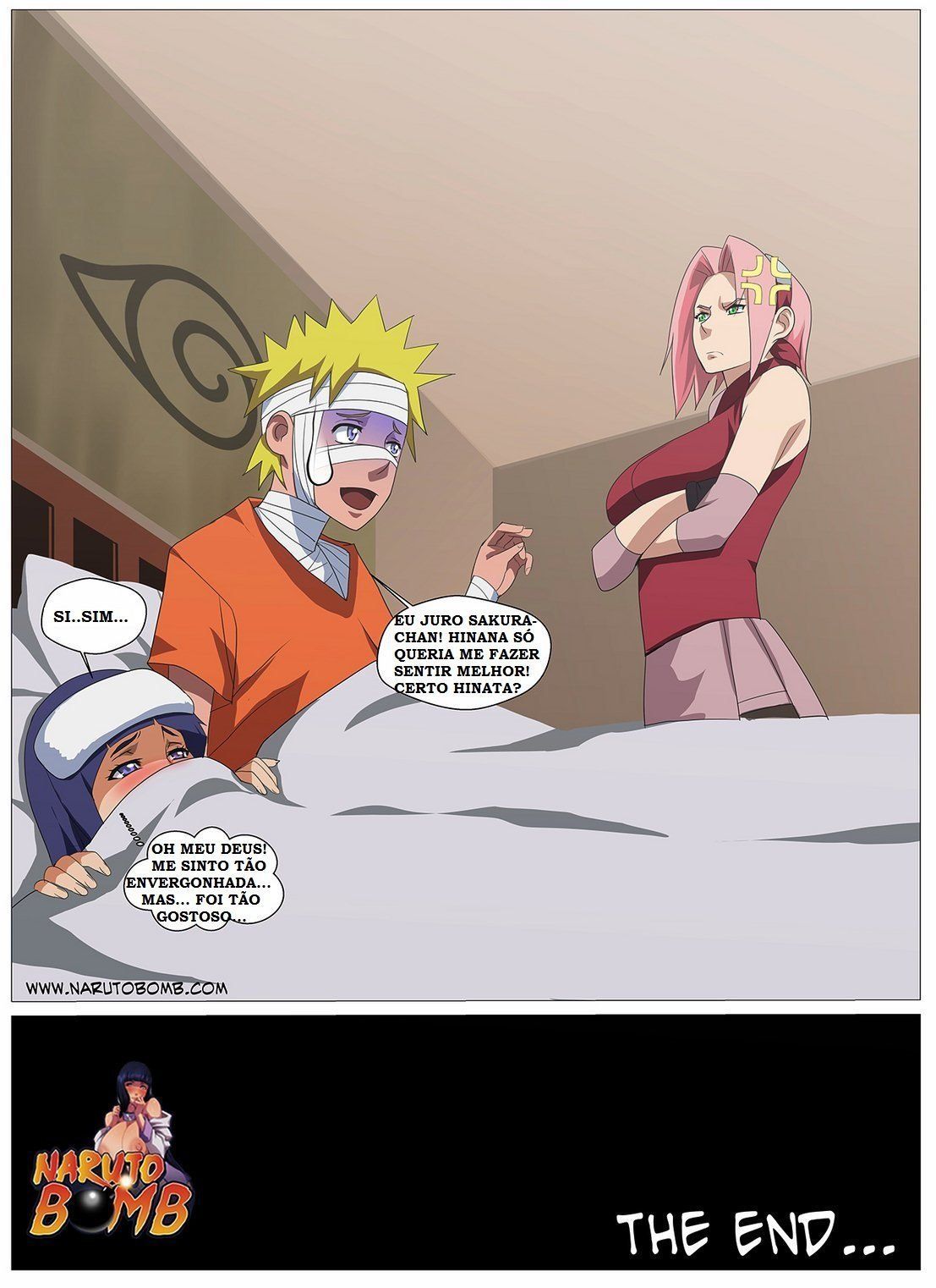 Hinata curando seu amado Naruto - Foto 7