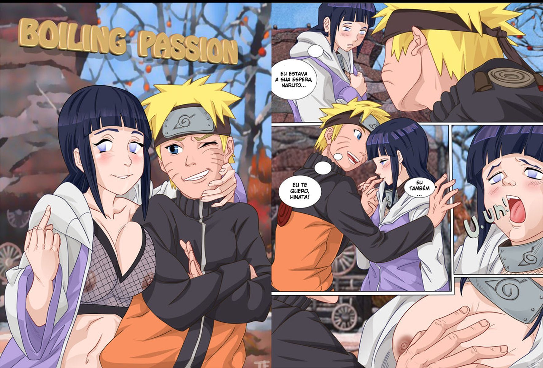 Naruto Pornô - O amor fervente de Hinata