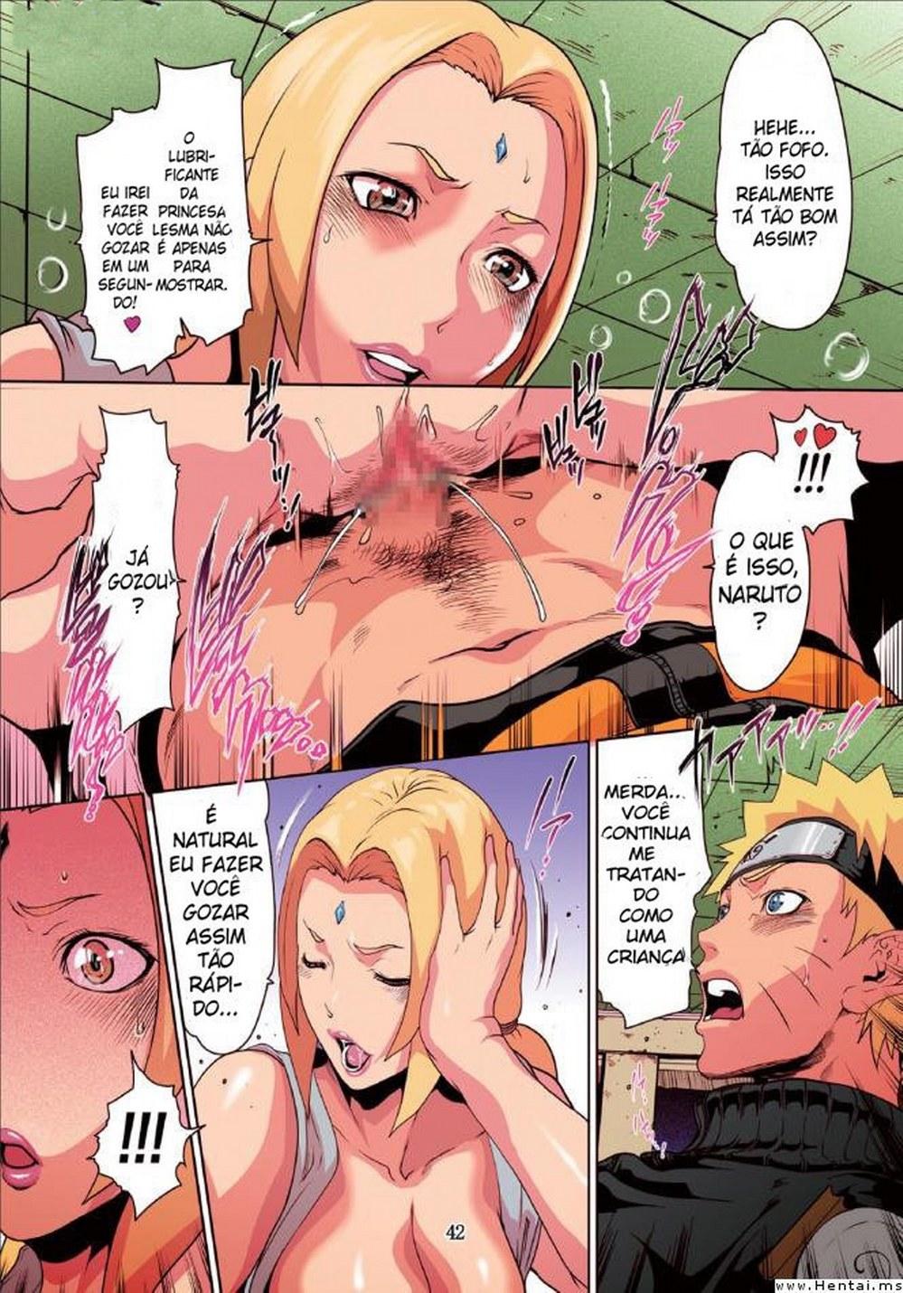 Naruto pornô Tsunade na seca