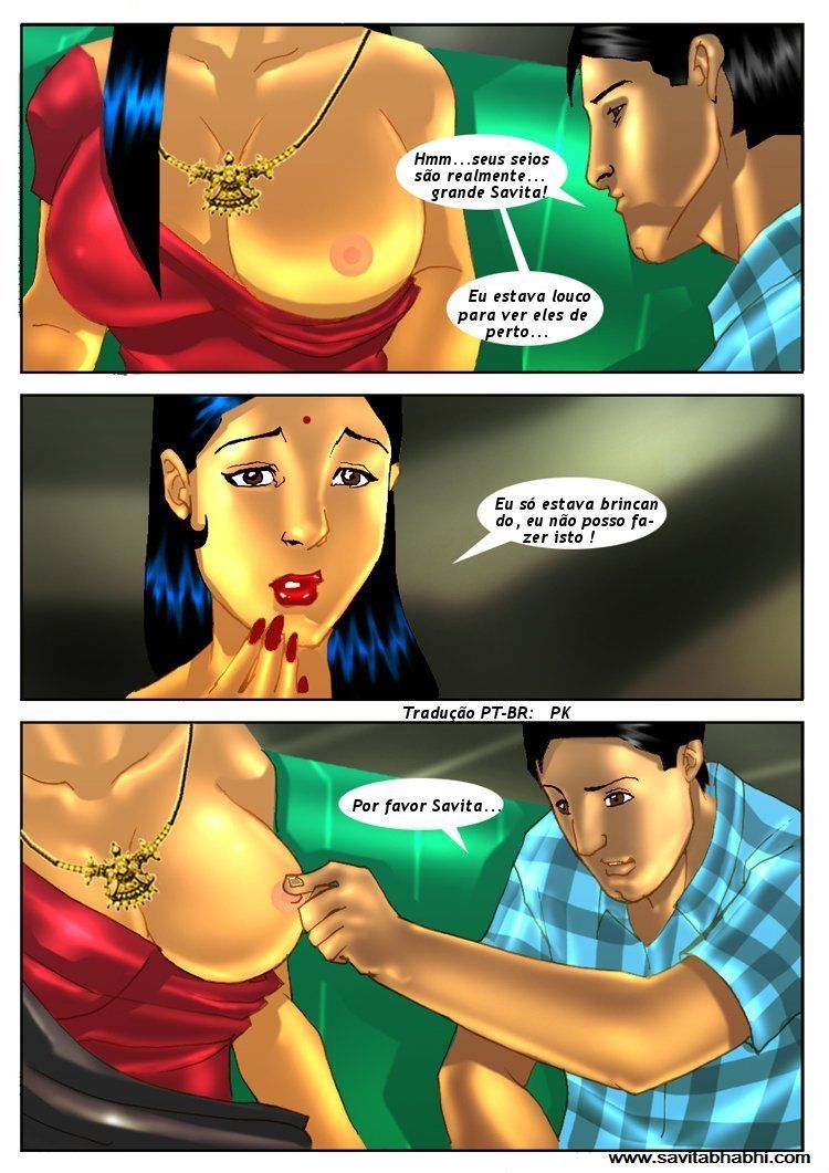 As aventuras sexuais de Savita Bhabhi 04 - Recebendo um primo - Foto 40