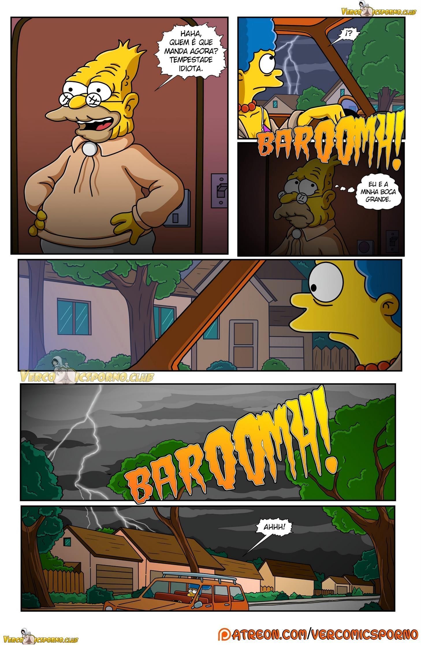 Simpsons pornô: O vovô e a nora - Foto 12