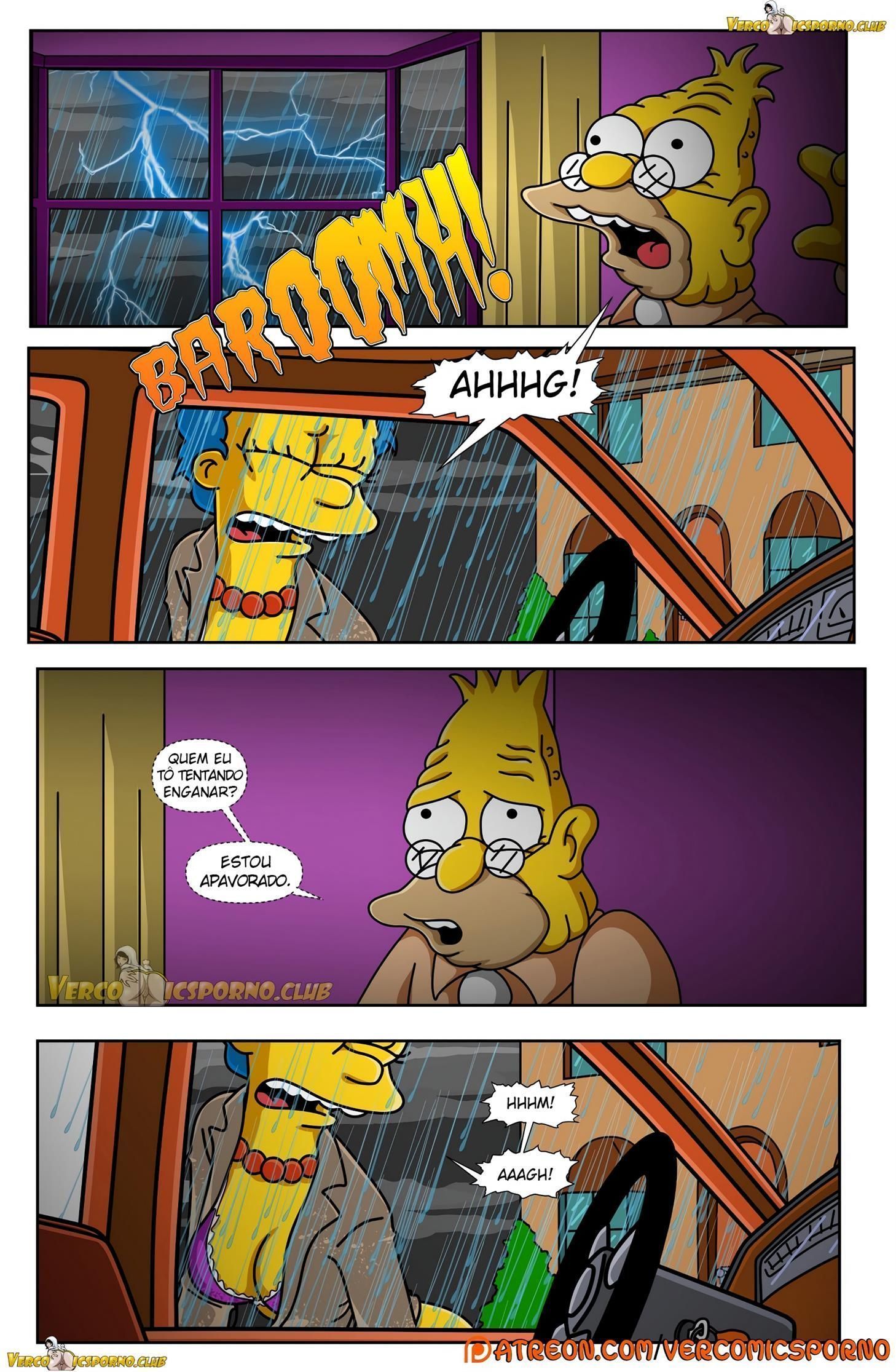 Simpsons pornô: O vovô e a nora - Foto 19