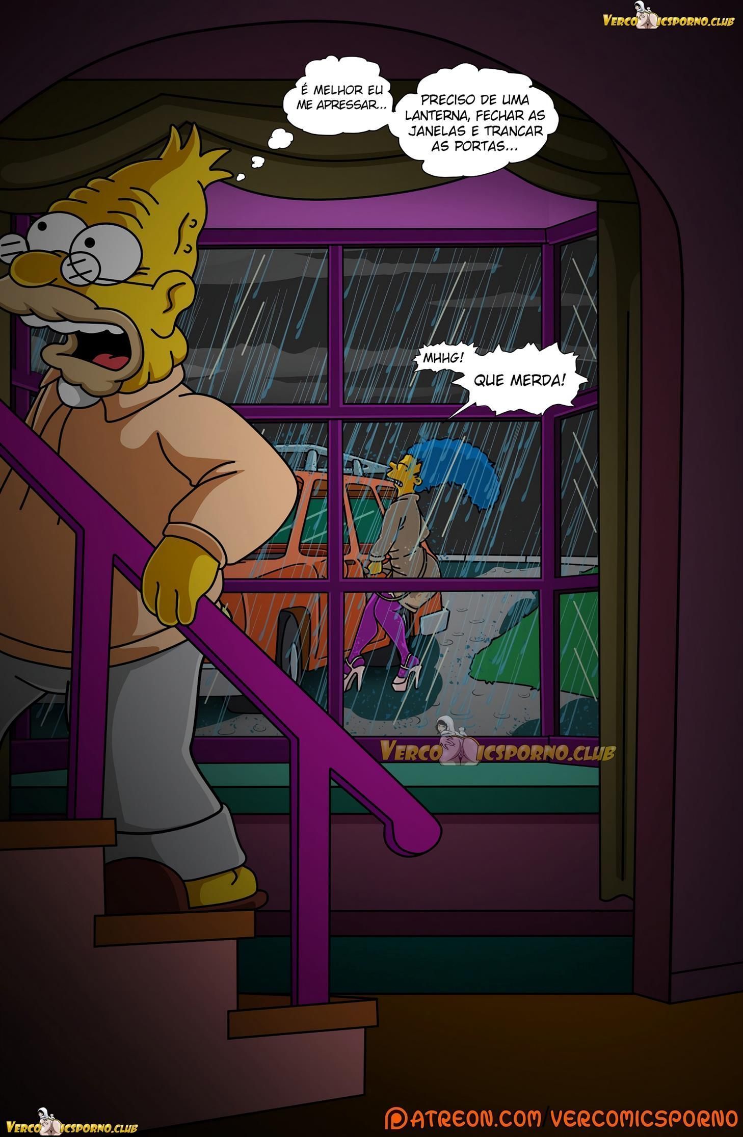 Simpsons pornô: O vovô e a nora - Foto 20