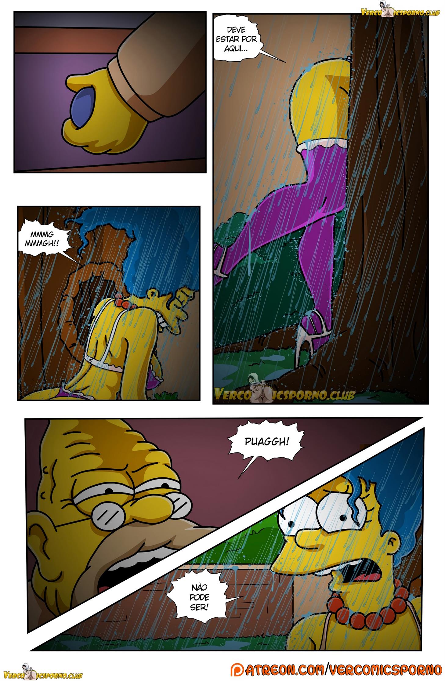 Simpsons pornô: O vovô e a nora - Foto 26
