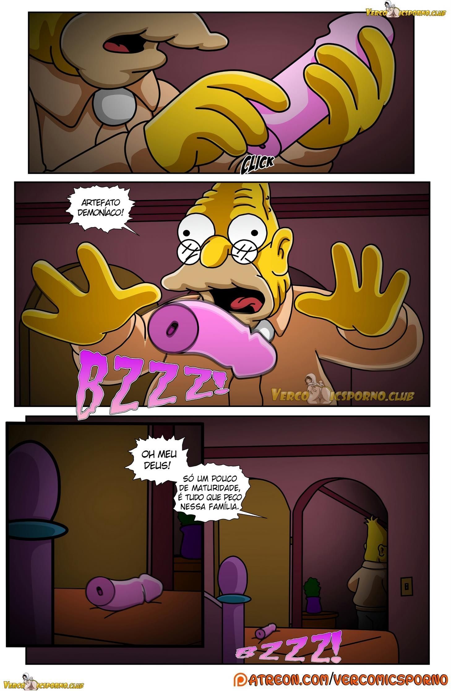 Simpsons pornô: O vovô e a nora - Foto 30