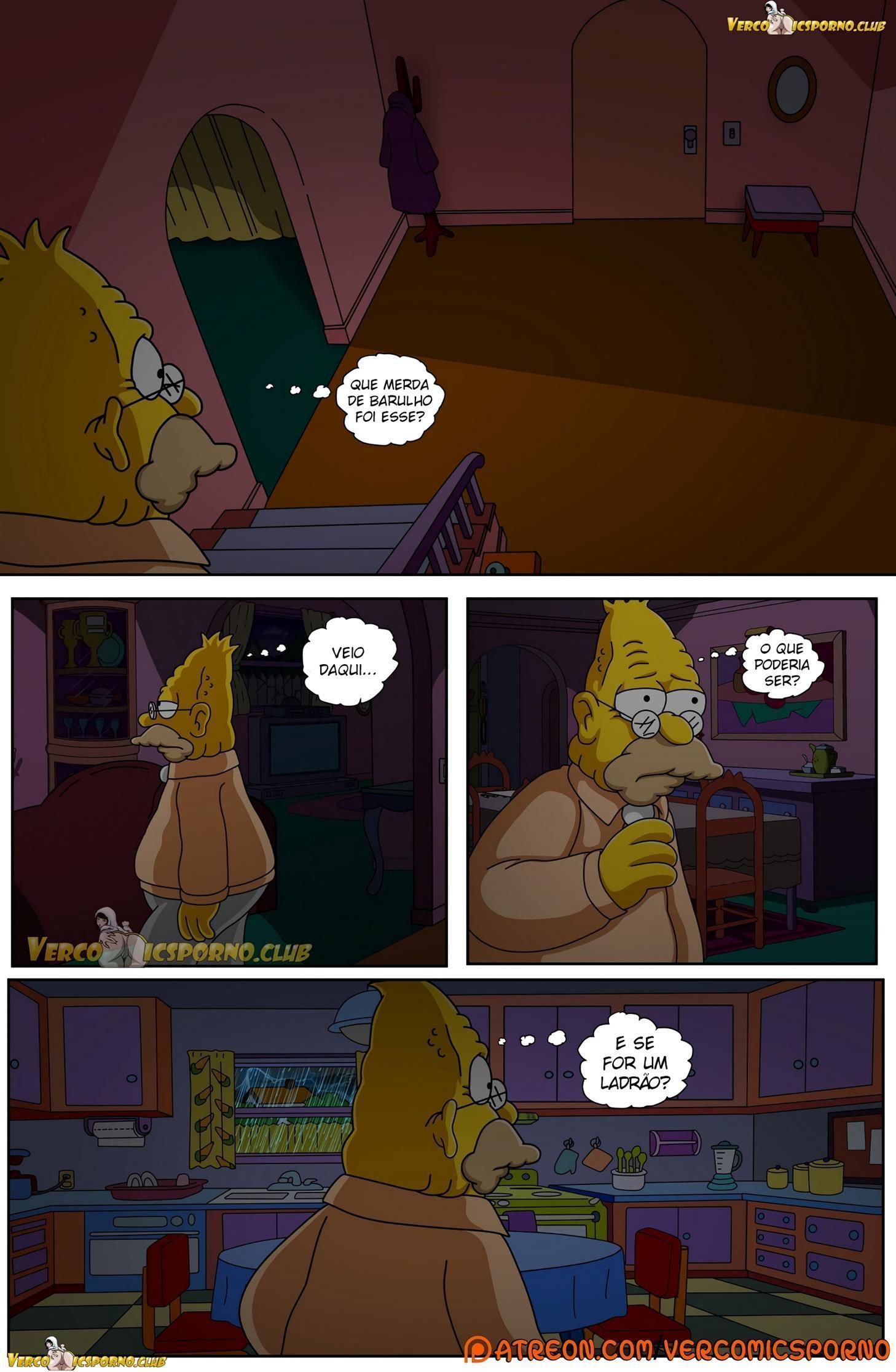 Simpsons pornô: O vovô e a nora - Foto 37