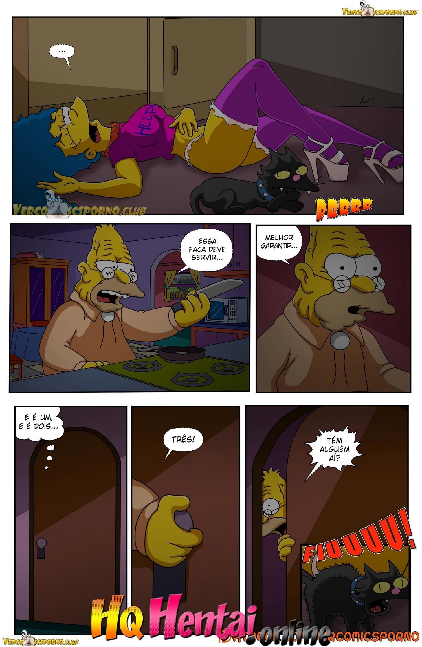 Simpsons pornô: O vovô e a nora - Foto 38
