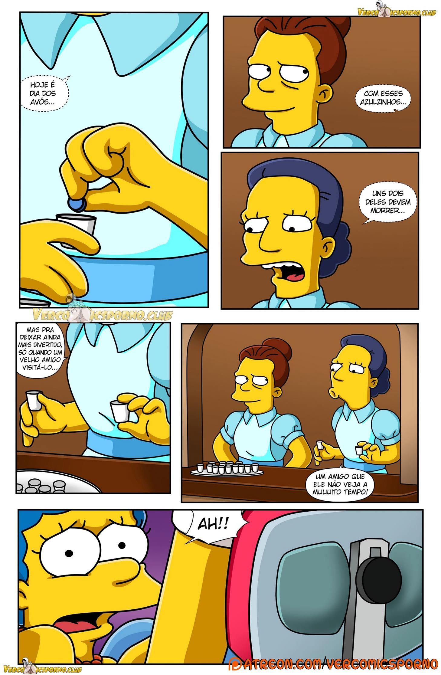Simpsons pornô: O vovô e a nora - Foto 5