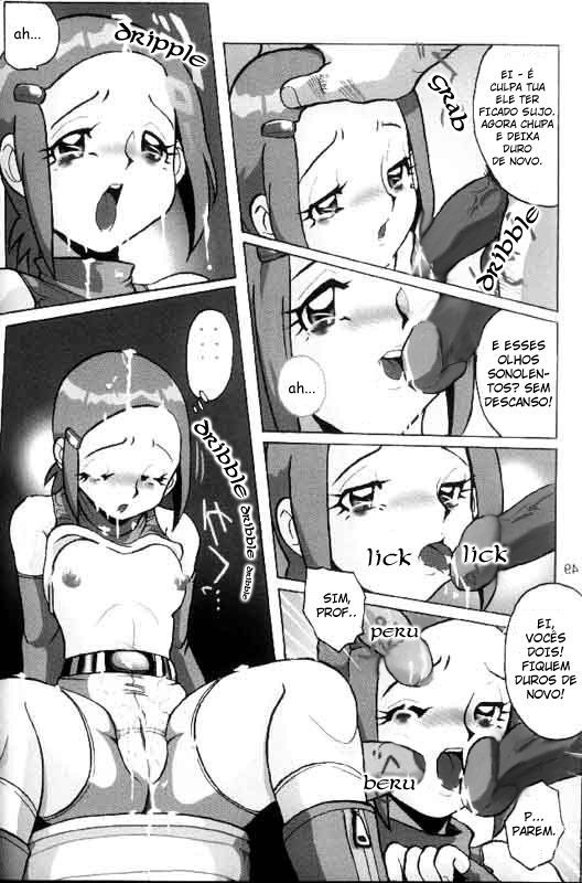 Digimon Hentai - Kari a garota puta da escola - Foto 16