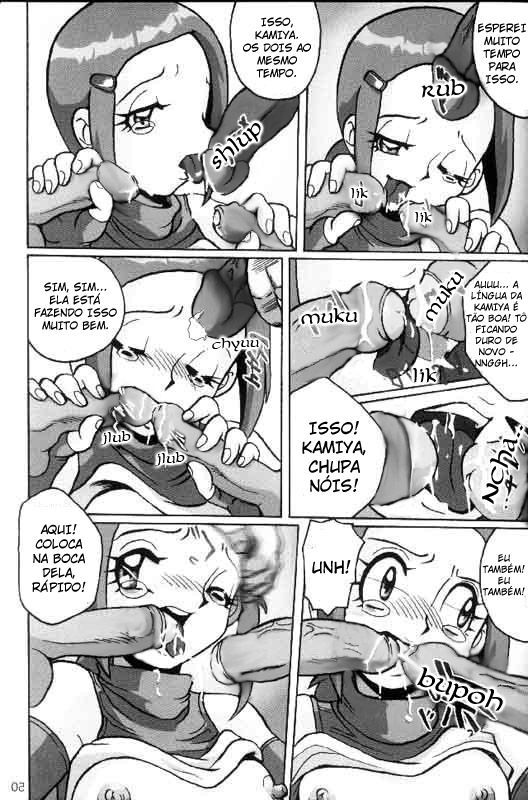Digimon Hentai - Kari a garota puta da escola - Foto 17
