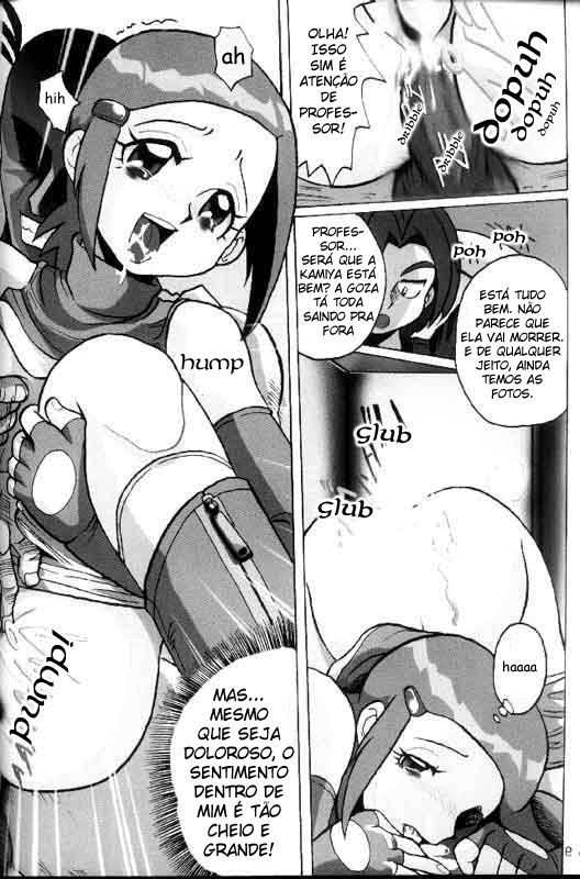Digimon Hentai - Kari a garota puta da escola - Foto 26