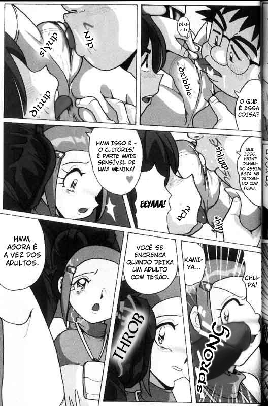 Digimon Hentai - Kari a garota puta da escola - Foto 7