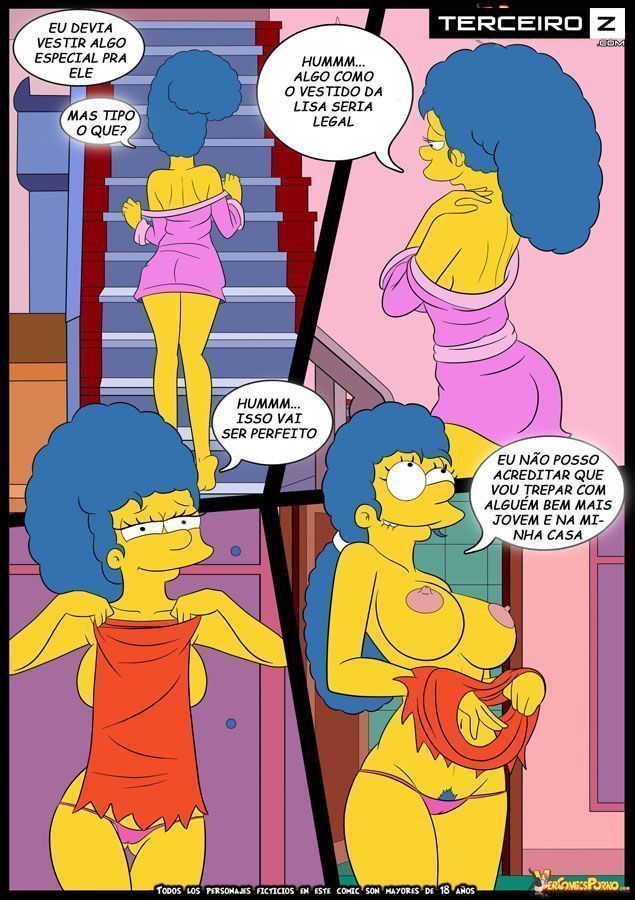 Marge Simpson: O neguinho tarado da escola - Foto 12