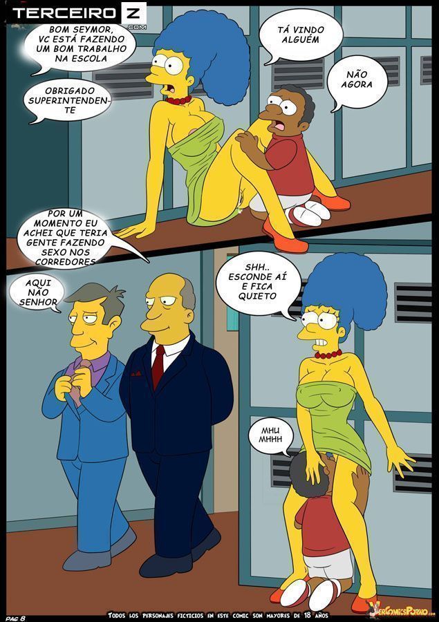 Marge Simpson: O neguinho tarado da escola - Foto 9