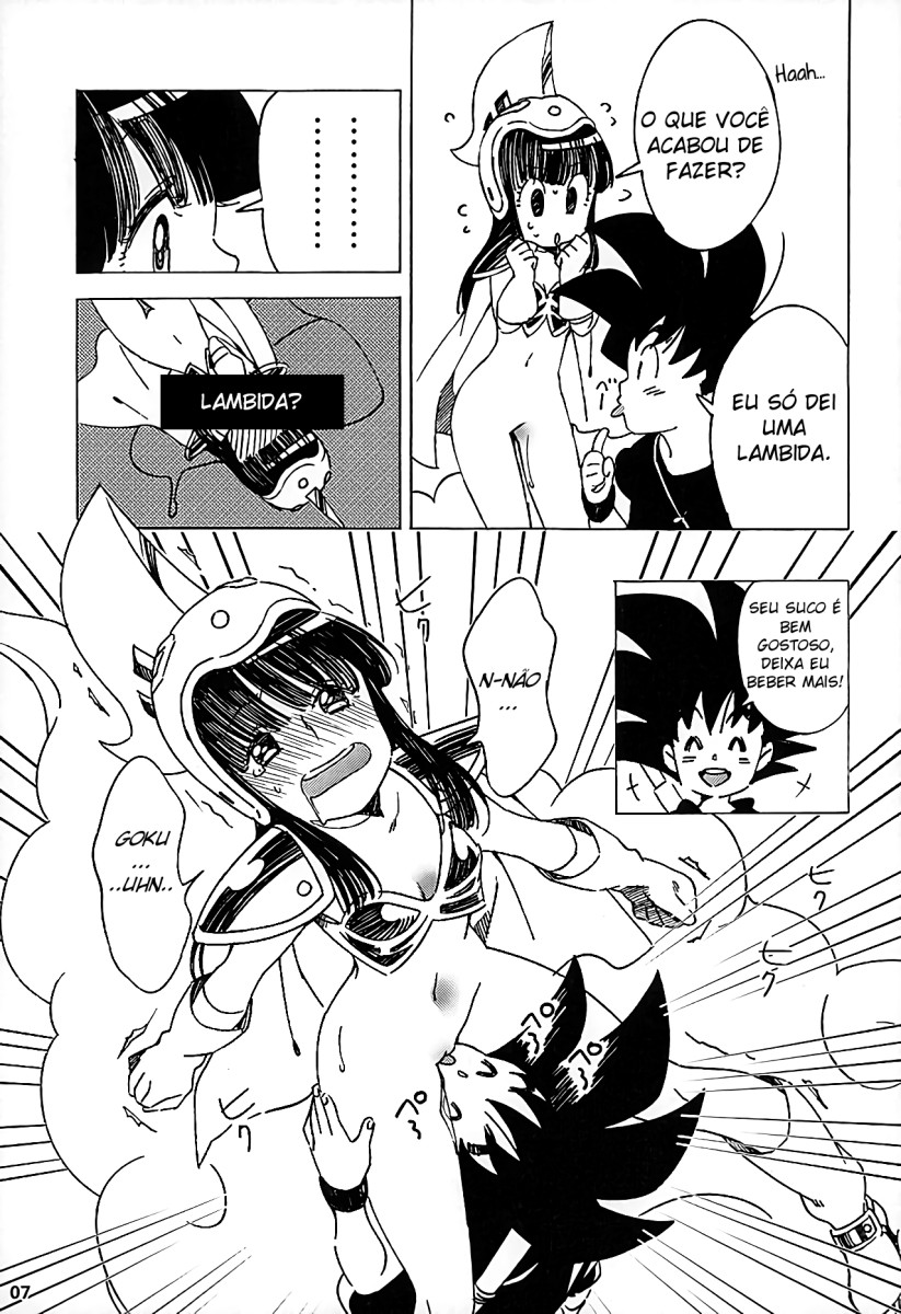 Goku conhece à perereca de Chichi