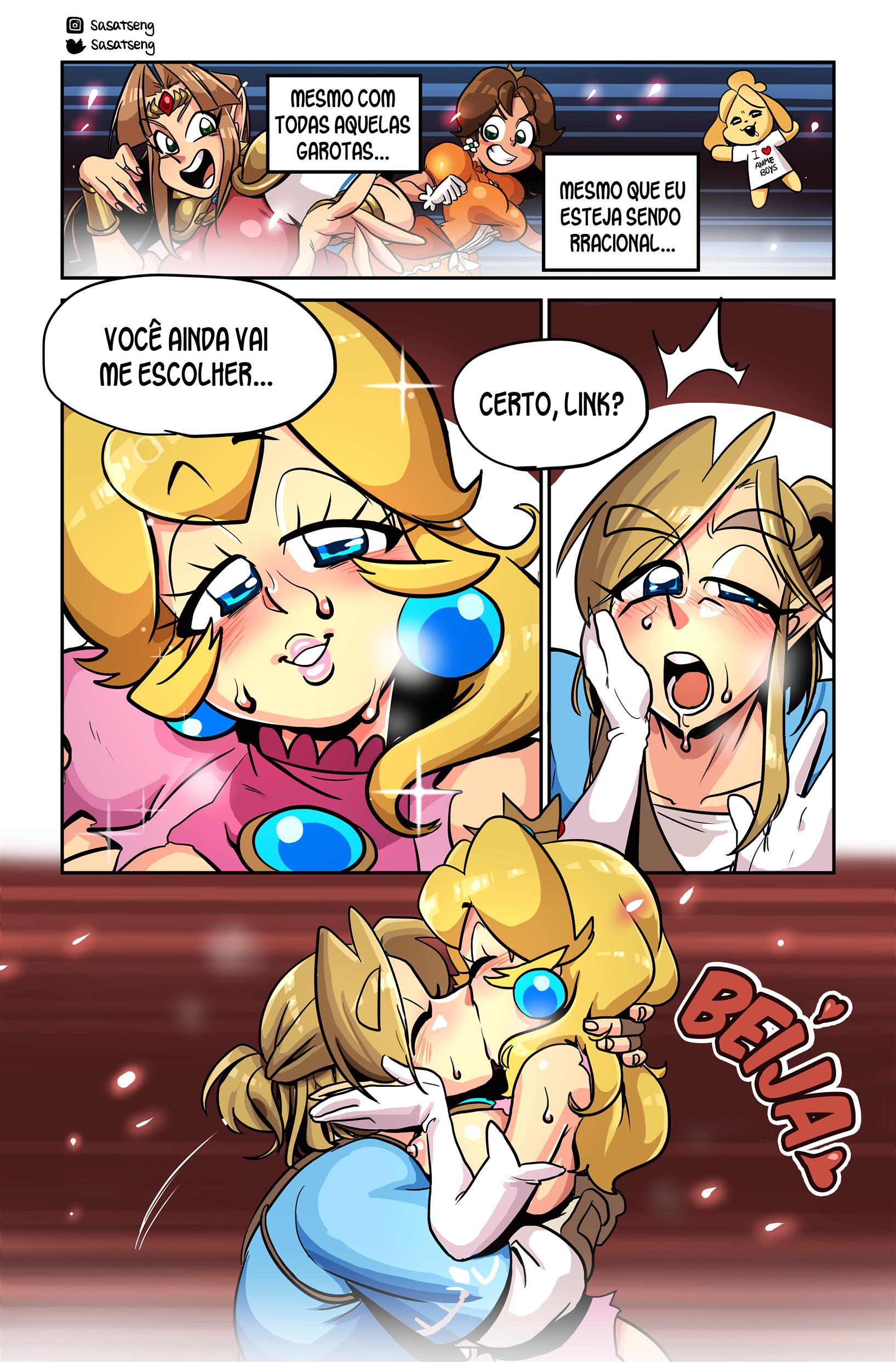 Link estupra à princesa Peach - Foto 21