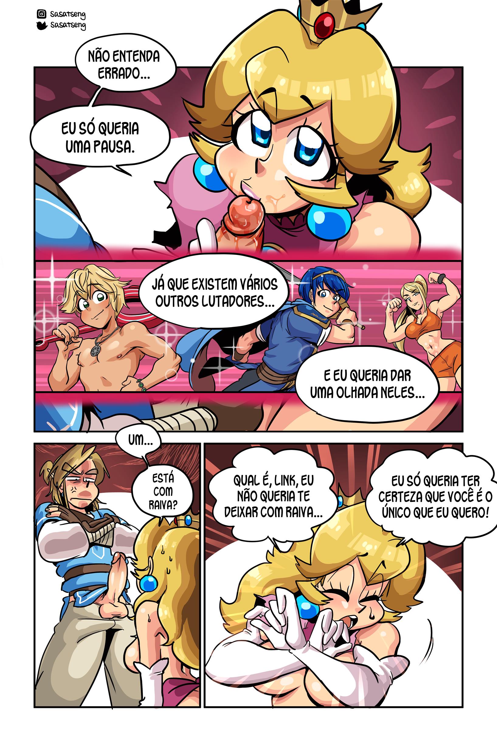Link estupra à princesa Peach - Foto 24