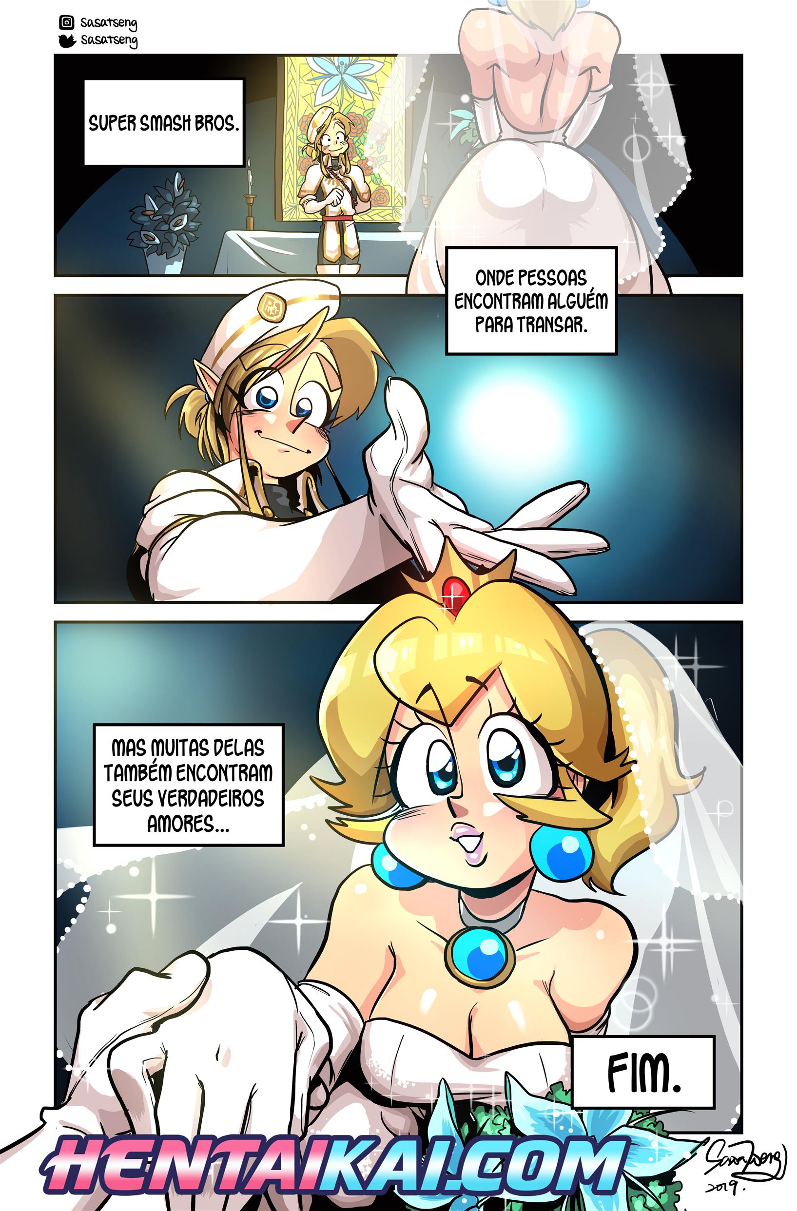 Link estupra à princesa Peach - Foto 26