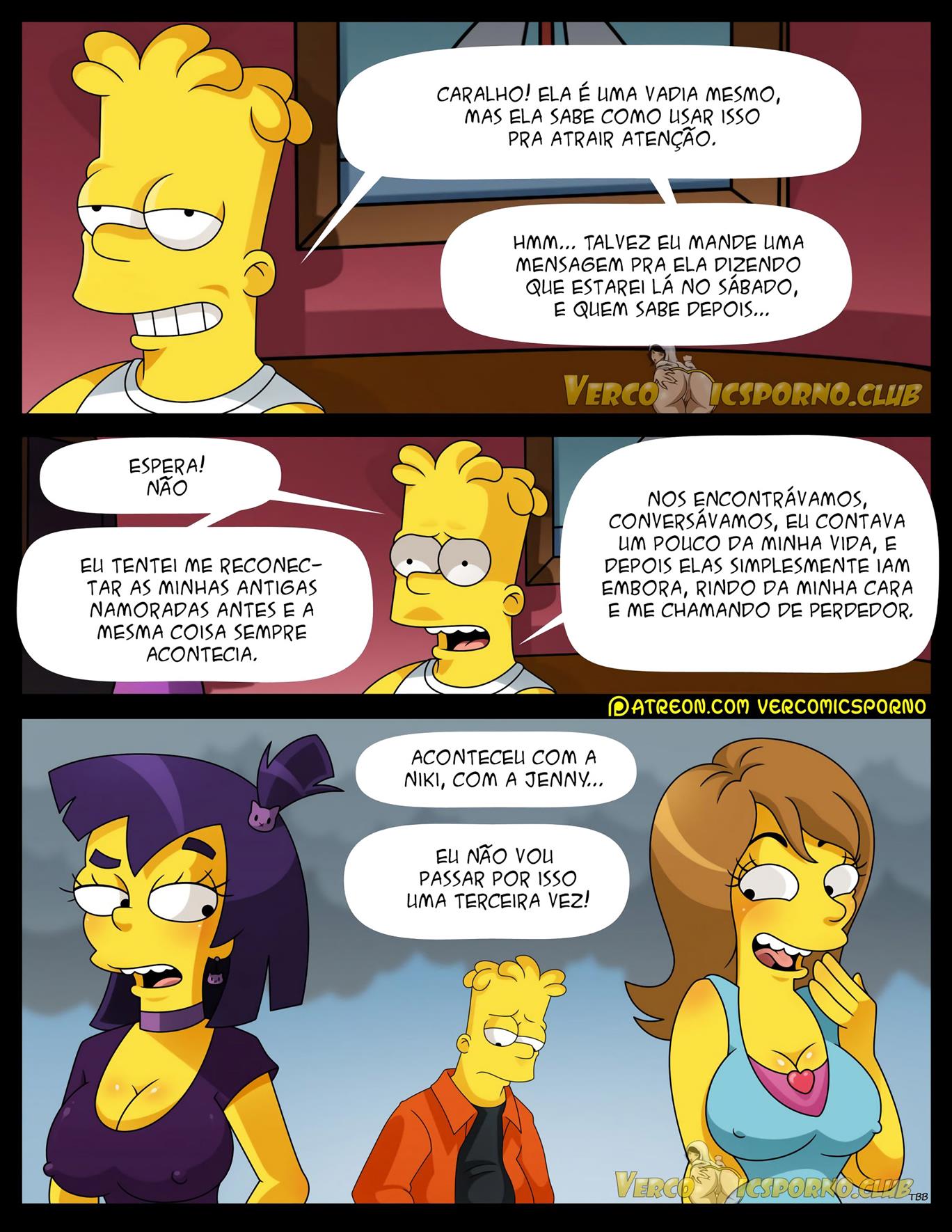Bart Simpson quer foder com sua Ex