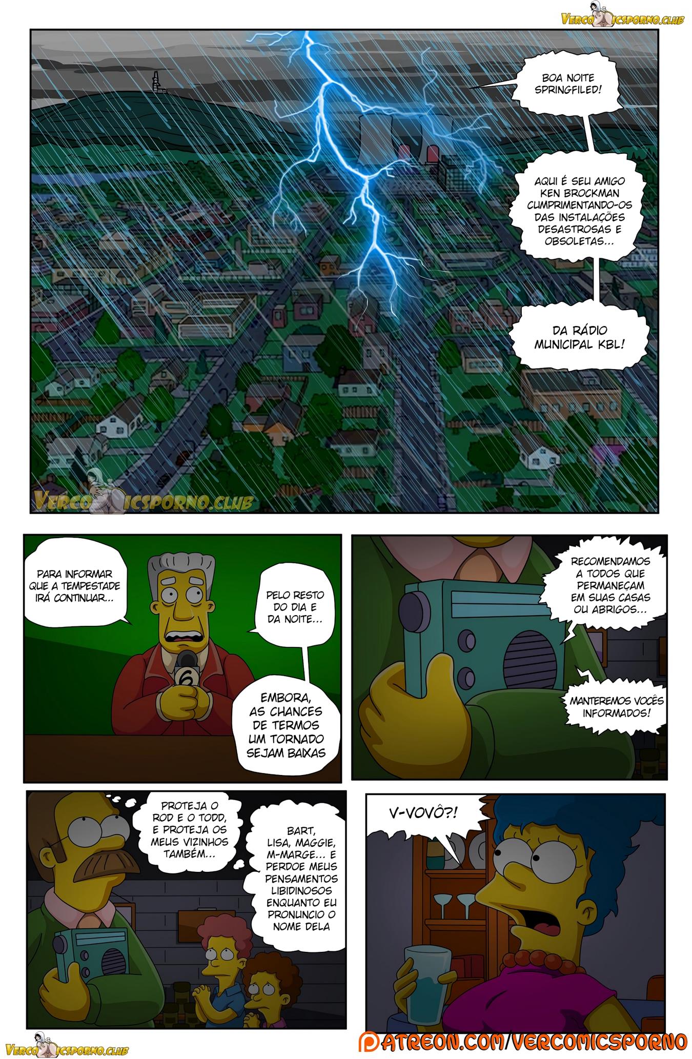 Simpsons pornô: O vovô e a nora 02 - Foto 15