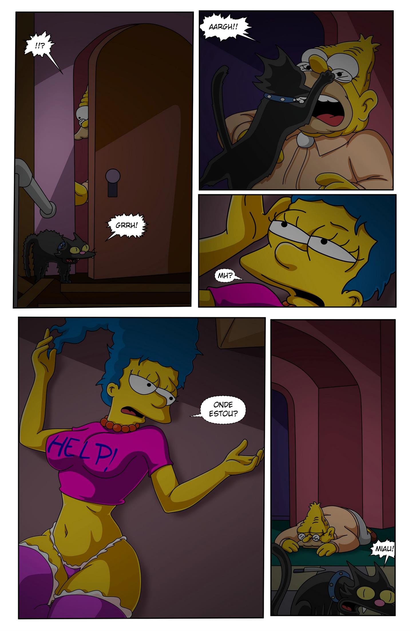 Simpsons pornô: O vovô e a nora 02 - Foto 2