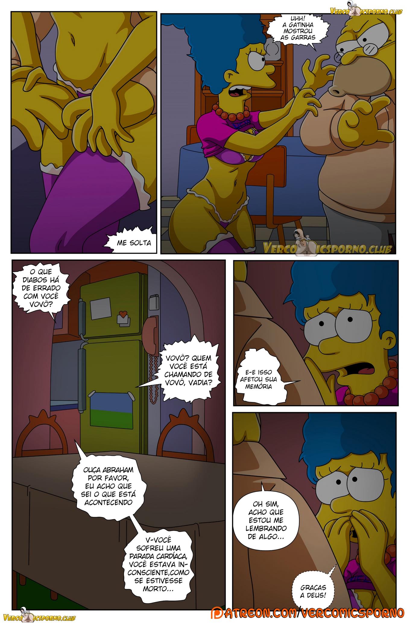 Simpsons pornô: O vovô e a nora 02 - Foto 20
