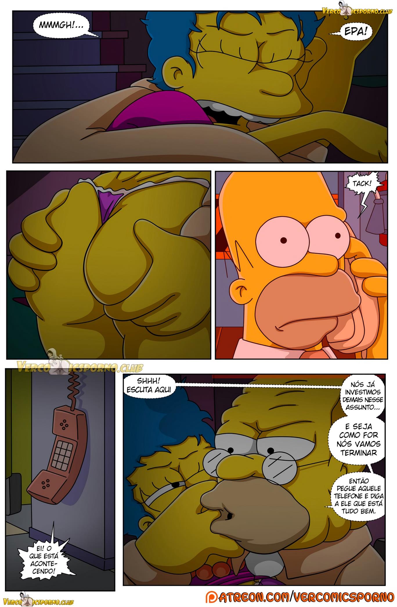 Simpsons pornô: O vovô e a nora 02 - Foto 27