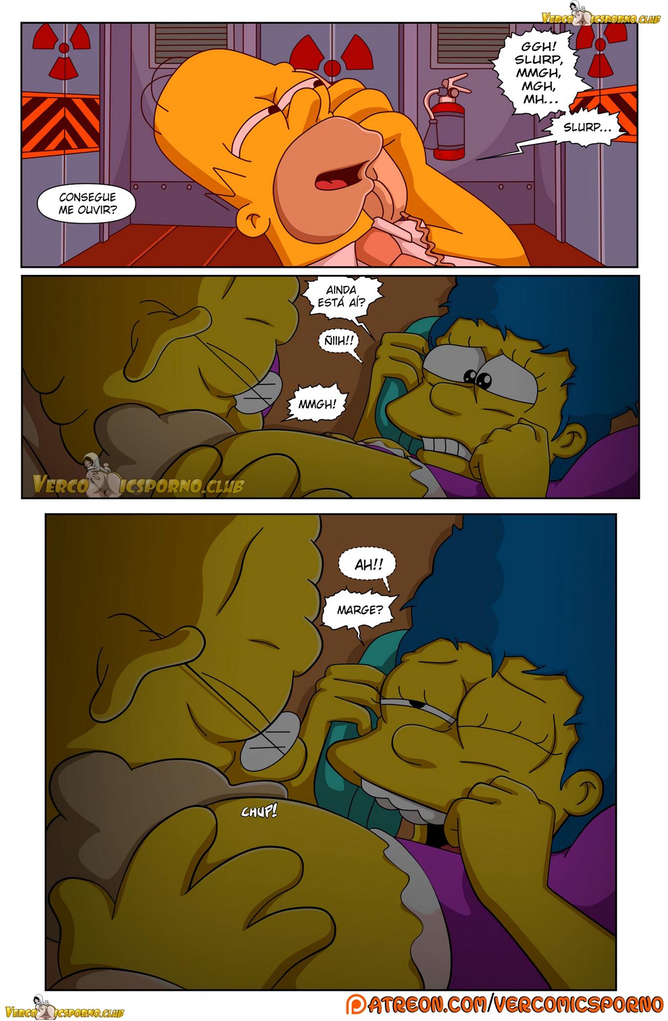 Simpsons pornô: O vovô e a nora 02 - Foto 33
