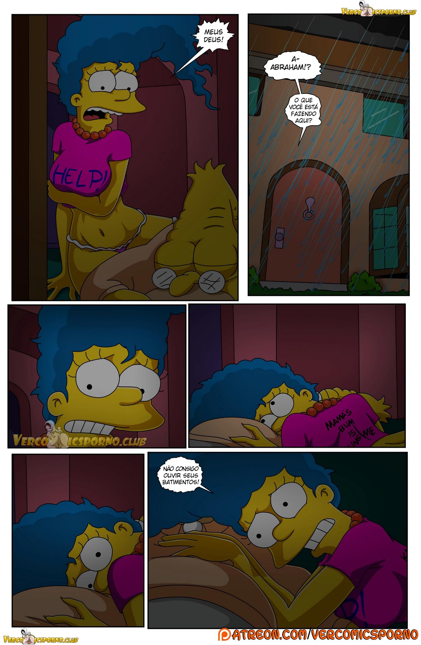 Simpsons pornô: O vovô e a nora 02 - Foto 4