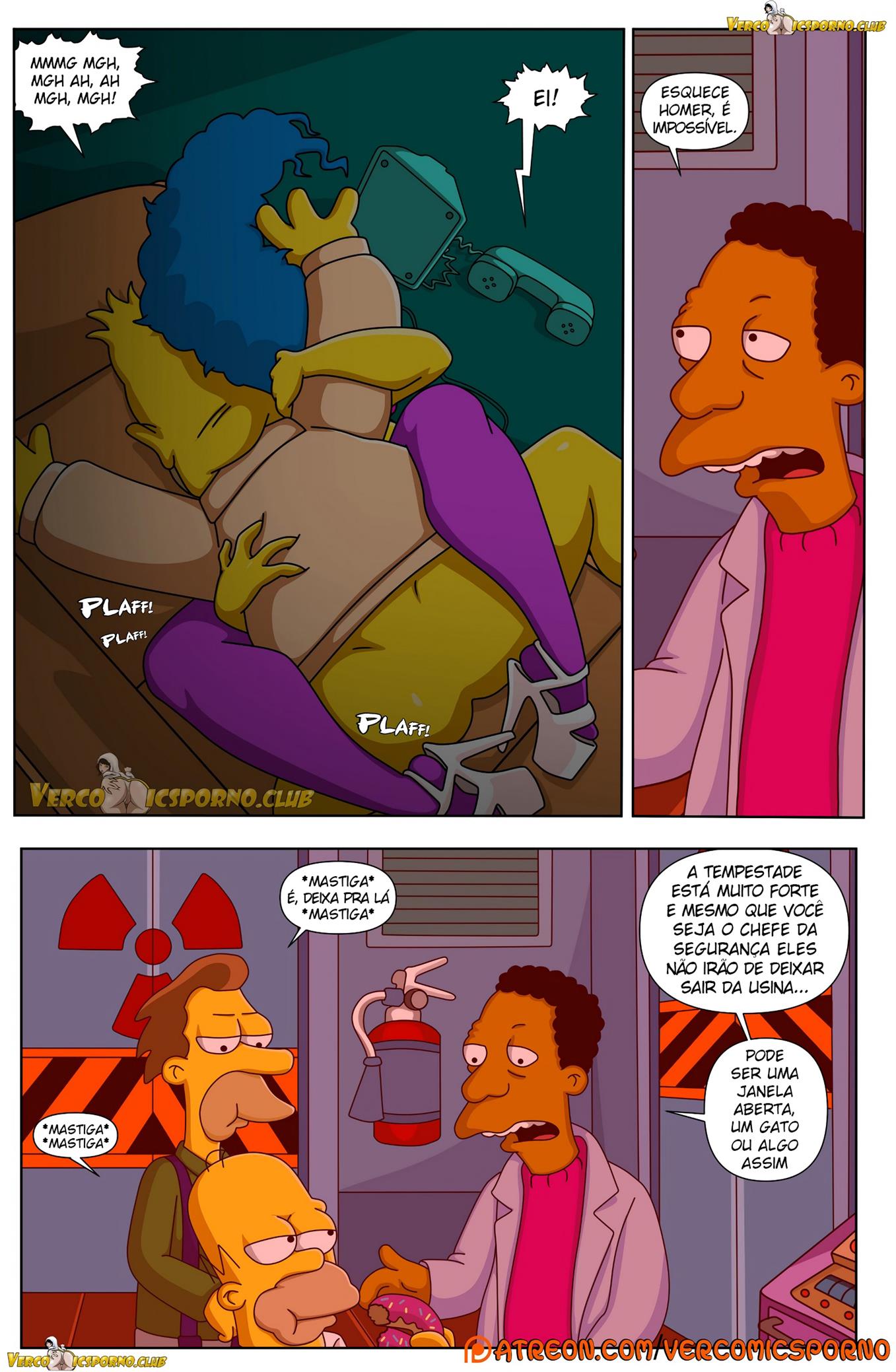 Simpsons pornô: O vovô e a nora 02 - Foto 45
