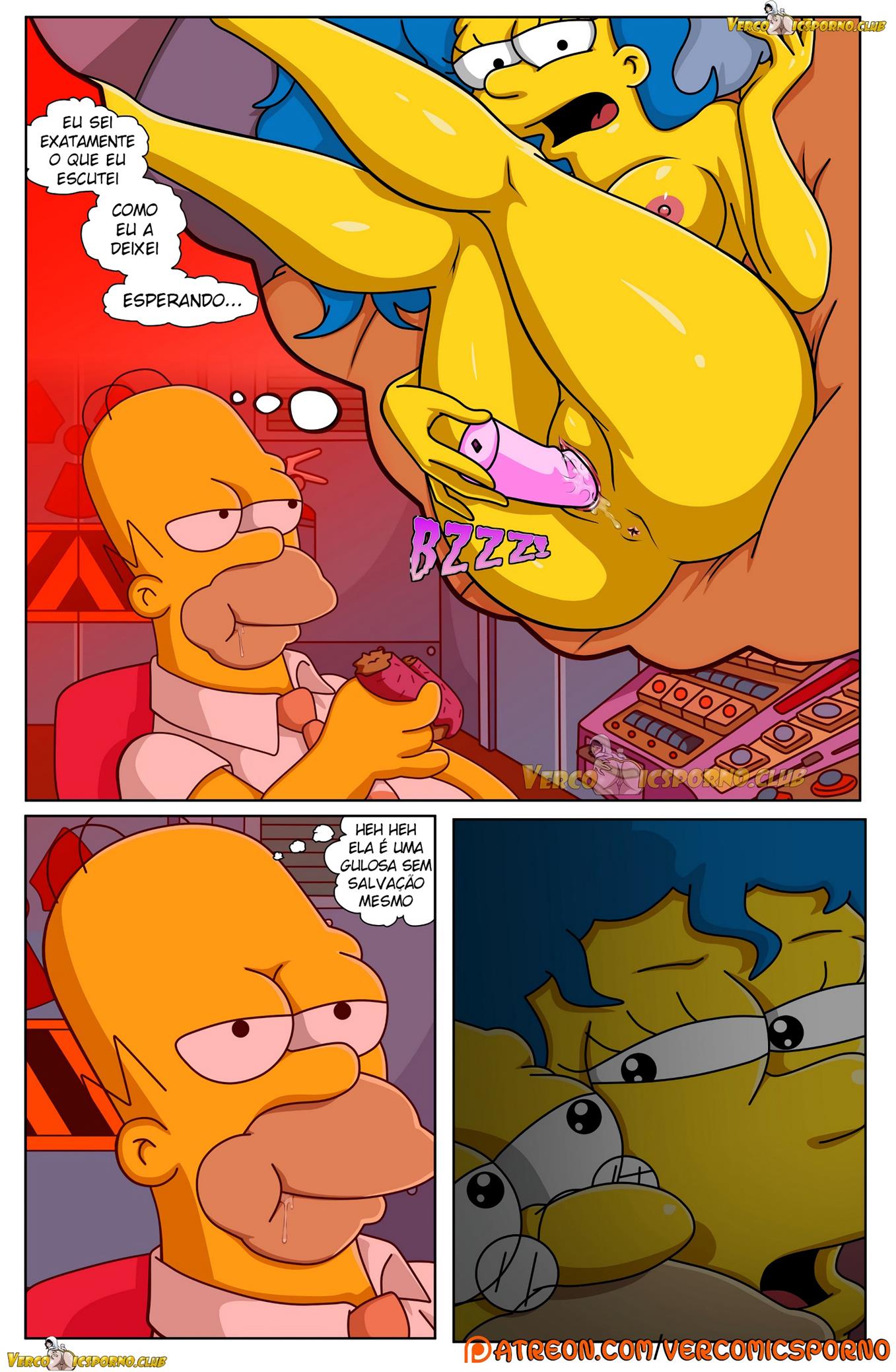 Simpsons pornô: O vovô e a nora 02 - Foto 48