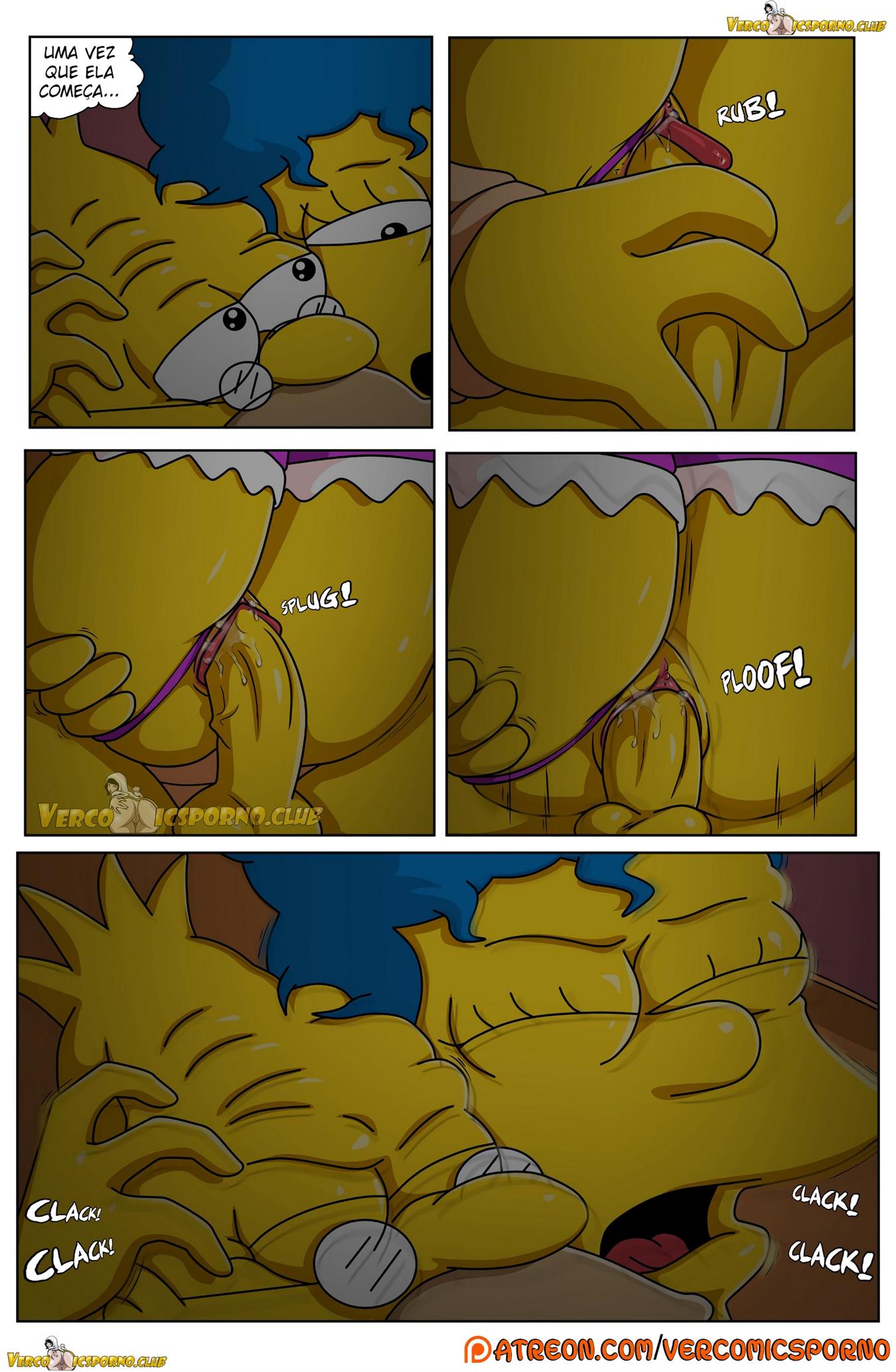 Simpsons pornô: O vovô e a nora 02 - Foto 49
