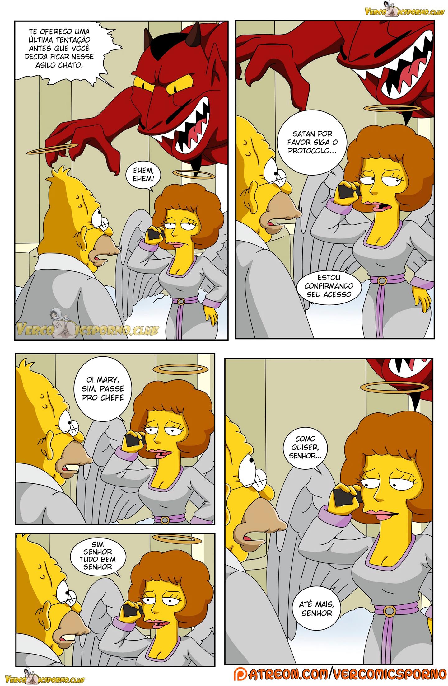 Simpsons pornô: O vovô e a nora 02 - Foto 9