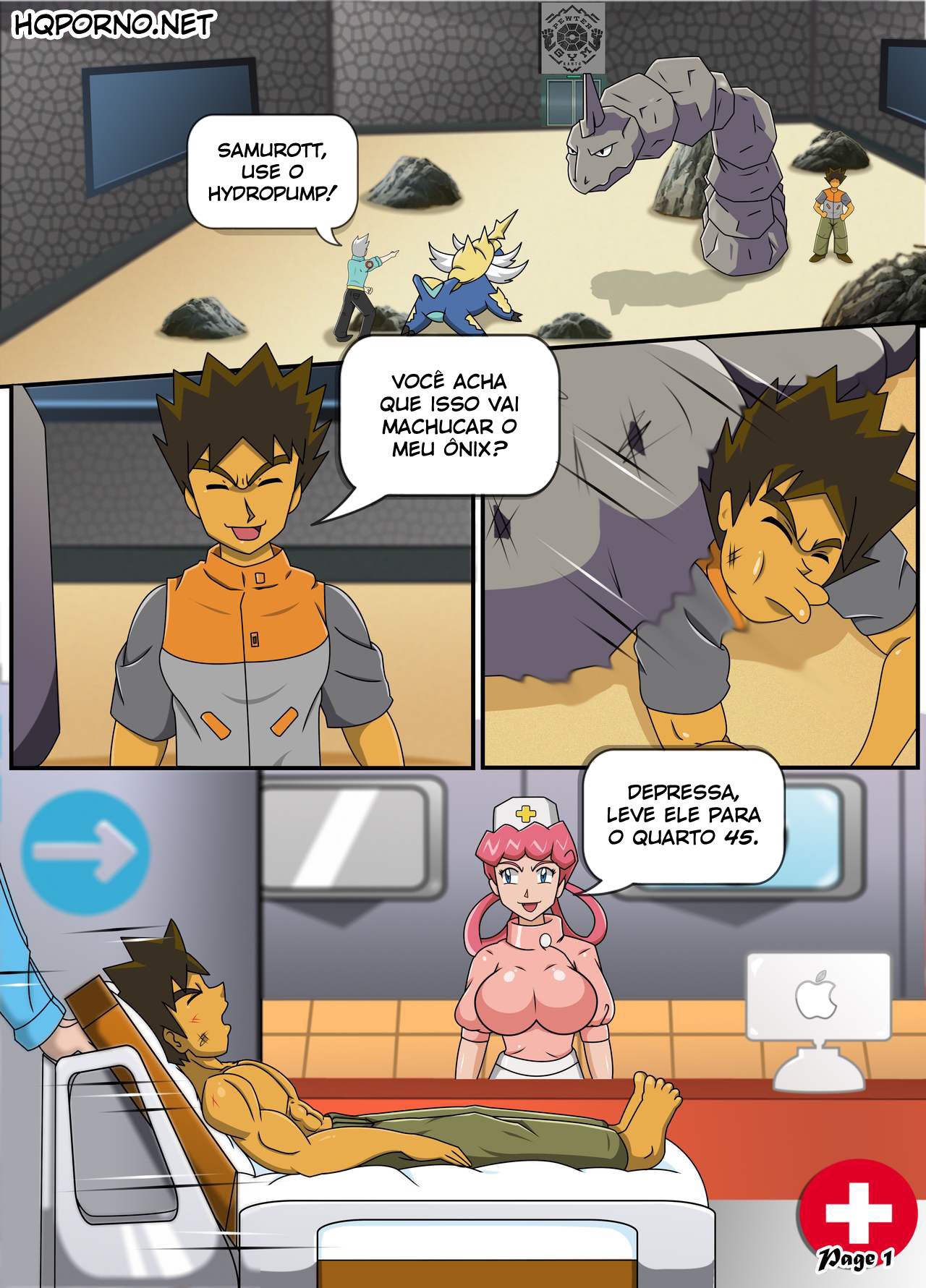 Pokémon pornô: Enfermeira Joy - Foto 2