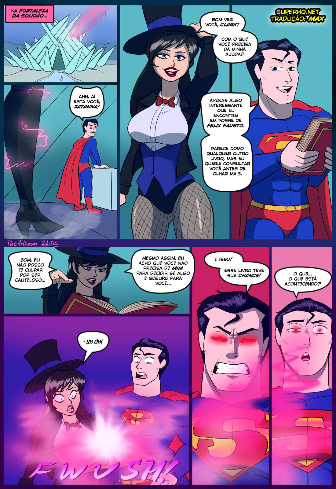Superman pornô fode Zatanna - Foto 2