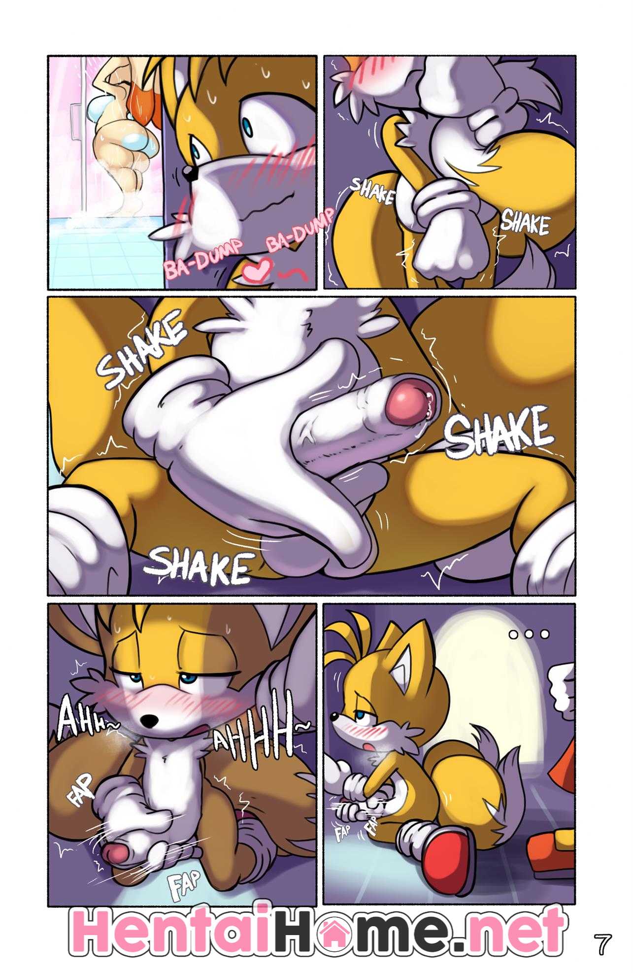 Sonic HQ Pornô: Tails fodendo a irmã - Foto 10