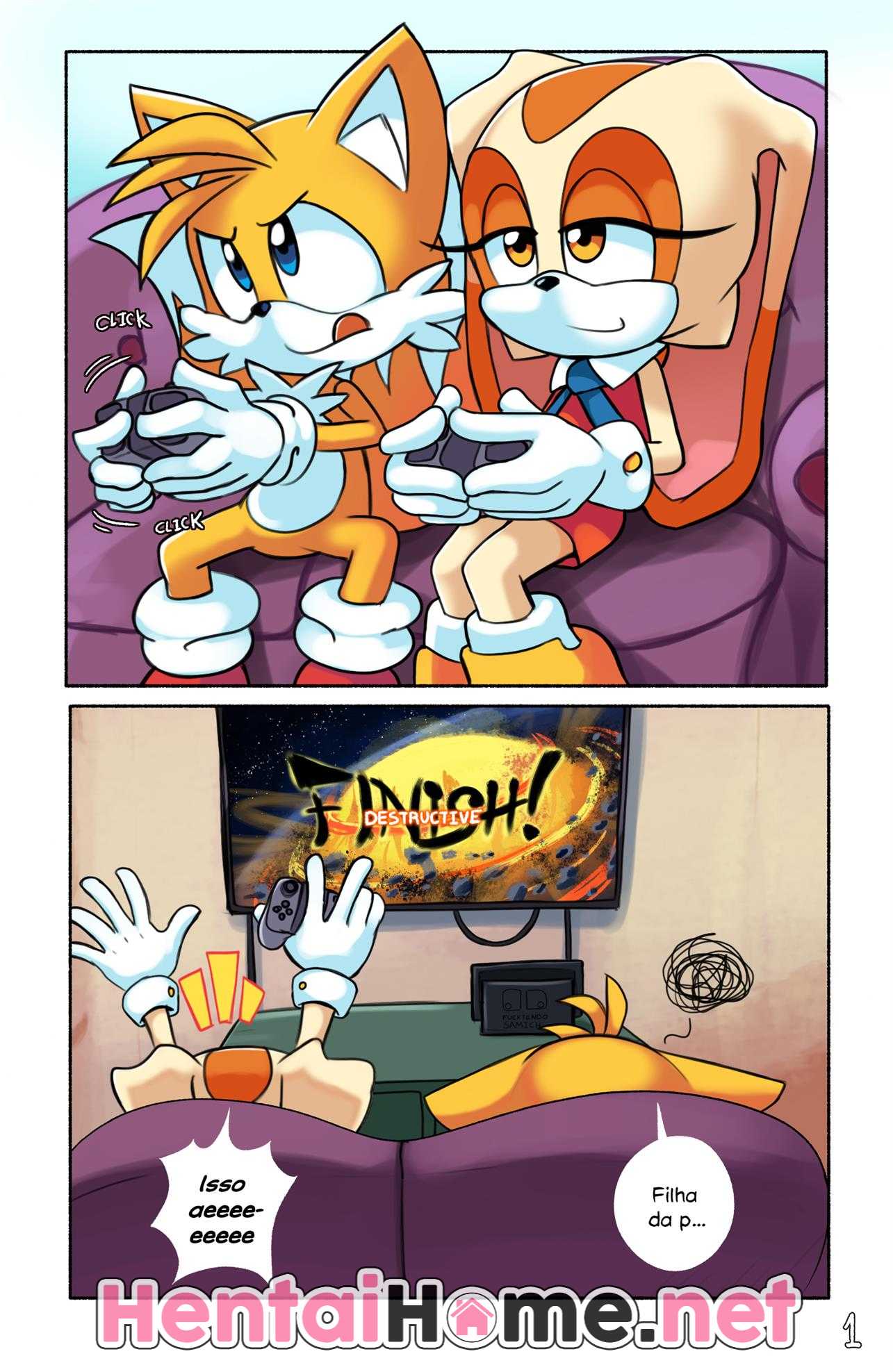 Sonic HQ Pornô: Tails fodendo a irmã - Foto 4