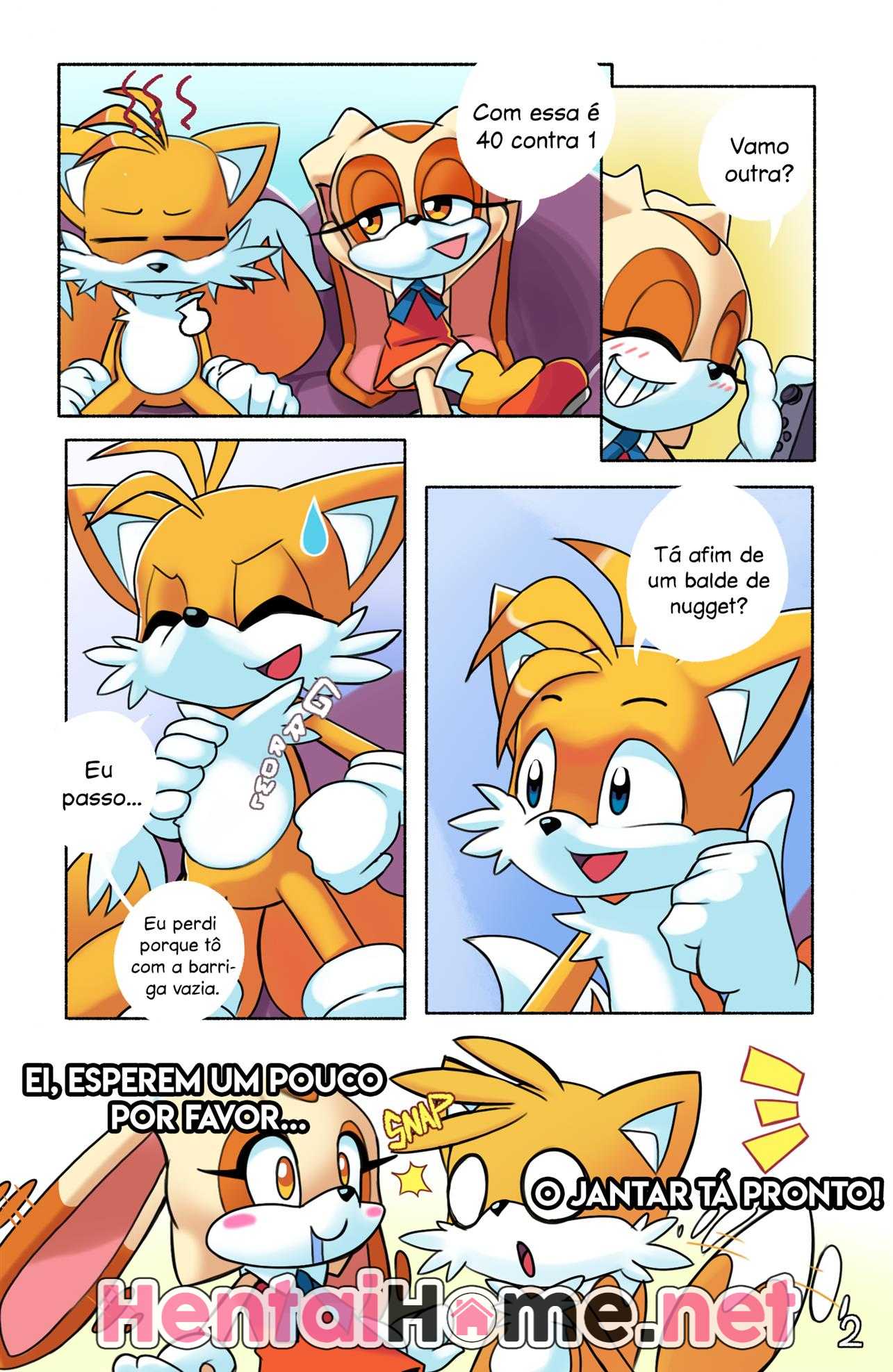 Sonic HQ Pornô: Tails fodendo a irmã - Foto 5