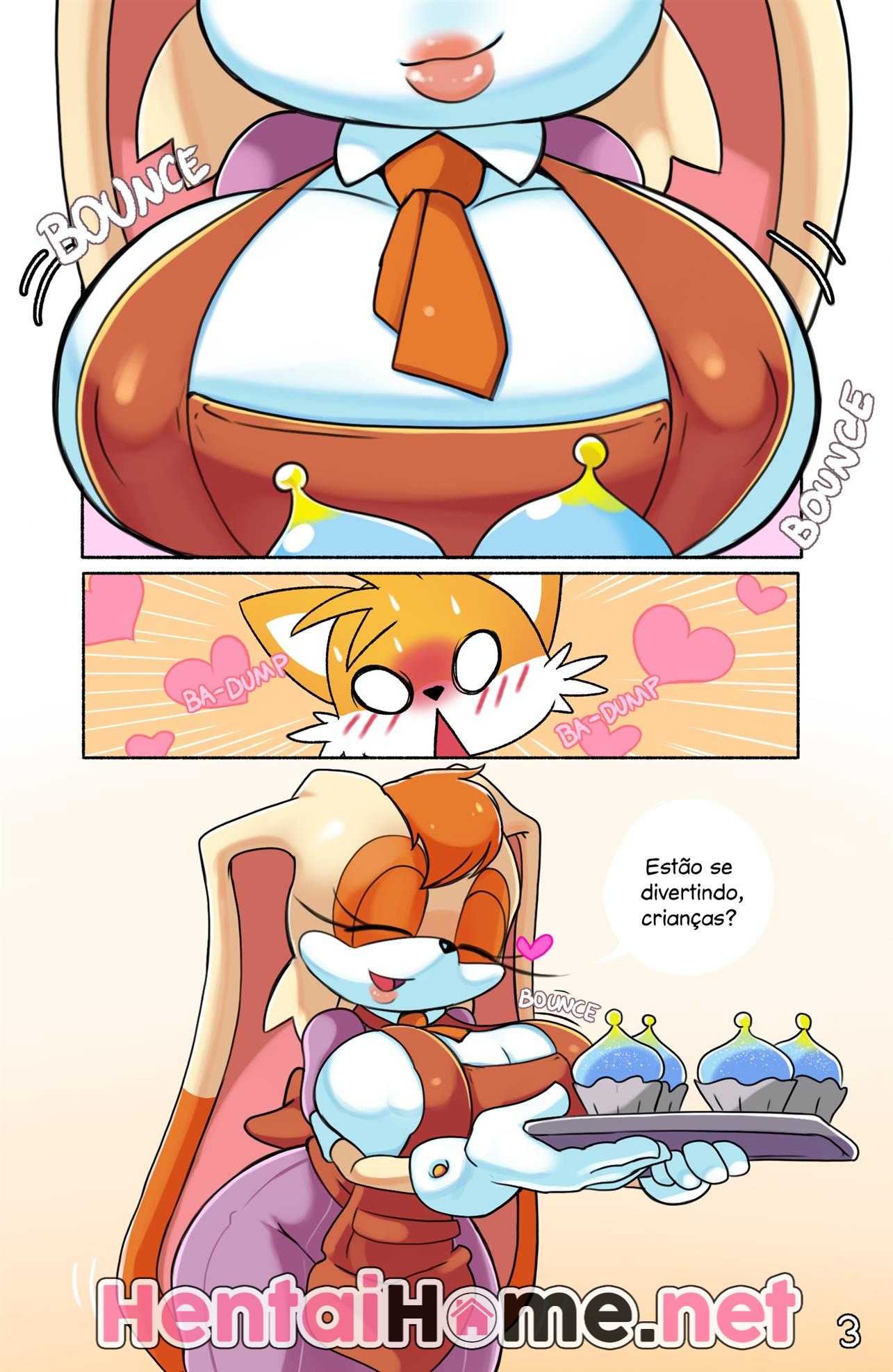 Sonic HQ Pornô: Tails fodendo a irmã - Foto 6