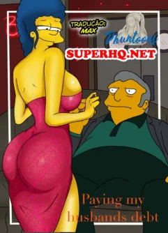 Simpsons Pornô: Marge paga uma dívida