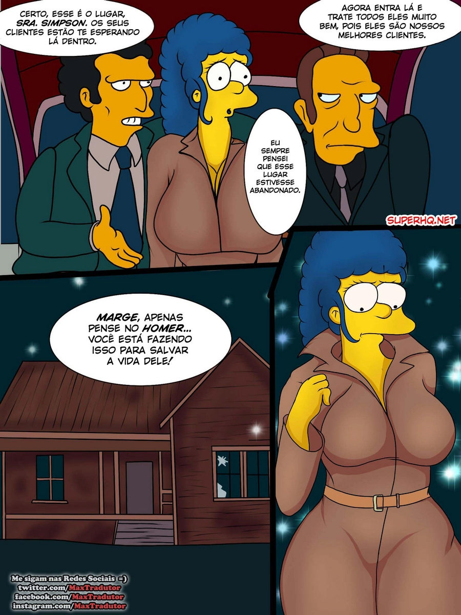 Simpsons Pornô: Marge paga uma dívida - Foto 6