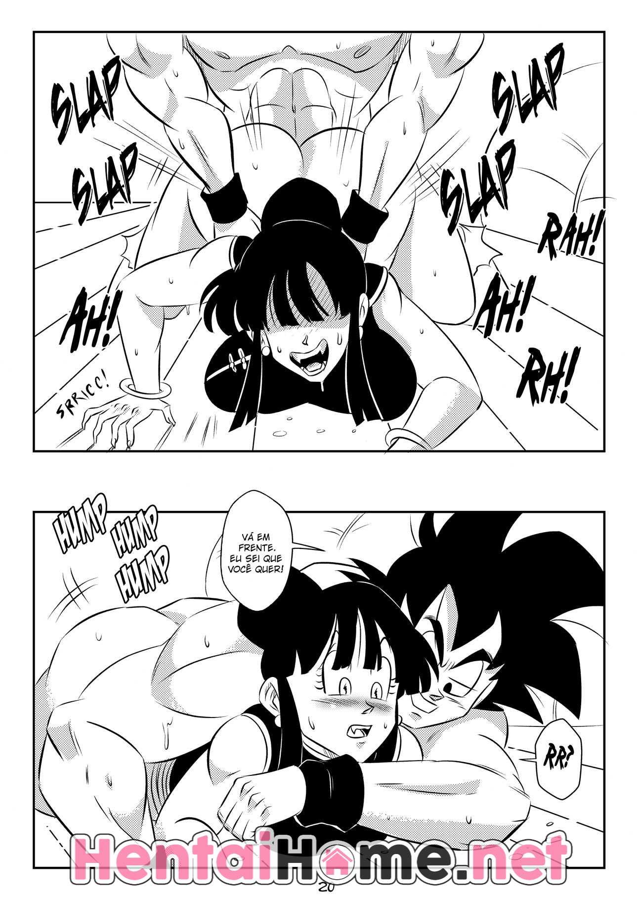 Goku acalma Chi Chi com sexo - Foto 22